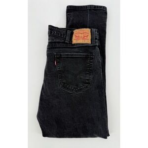 Levis 511 Jeans Mens 40x32 Black Slim Fit Straight Leg American Denim Pants